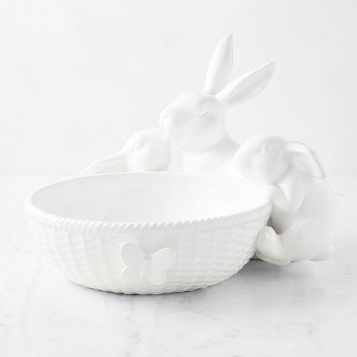Sculptural Bunny Family Serving Bowl | Williams-Sonoma