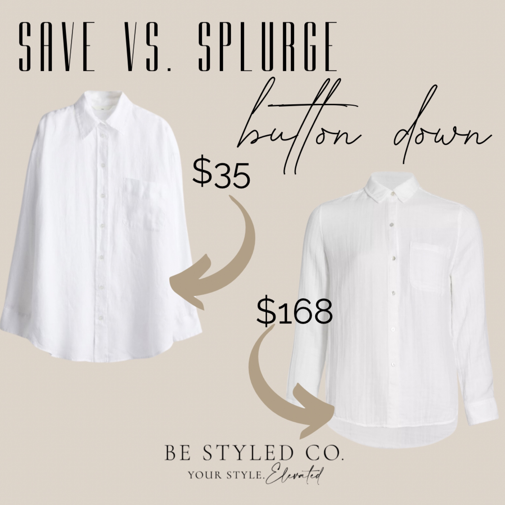 Summer essentials - white lightweight buttondown - save vs splurge 

#LTKOver40 #LTKFindsUnder50 #LTKStyleTip