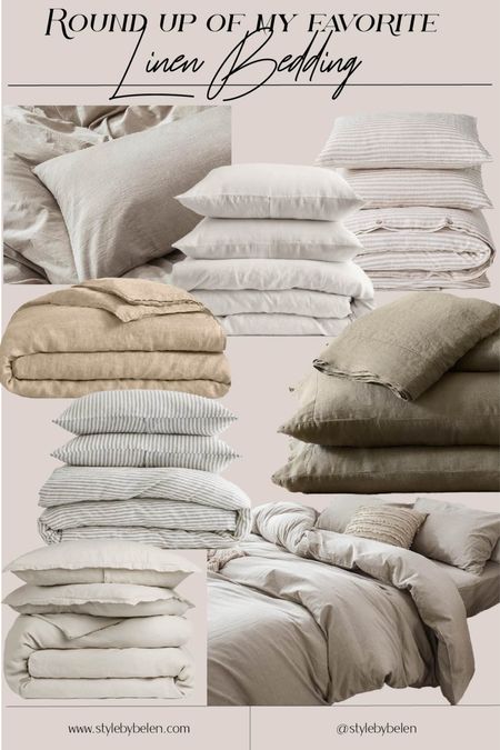 Favorite linen bedding 

#LTKHome