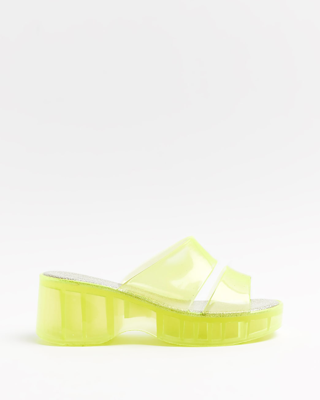 River Island Womens Yellow jelly mules | River Island (US)
