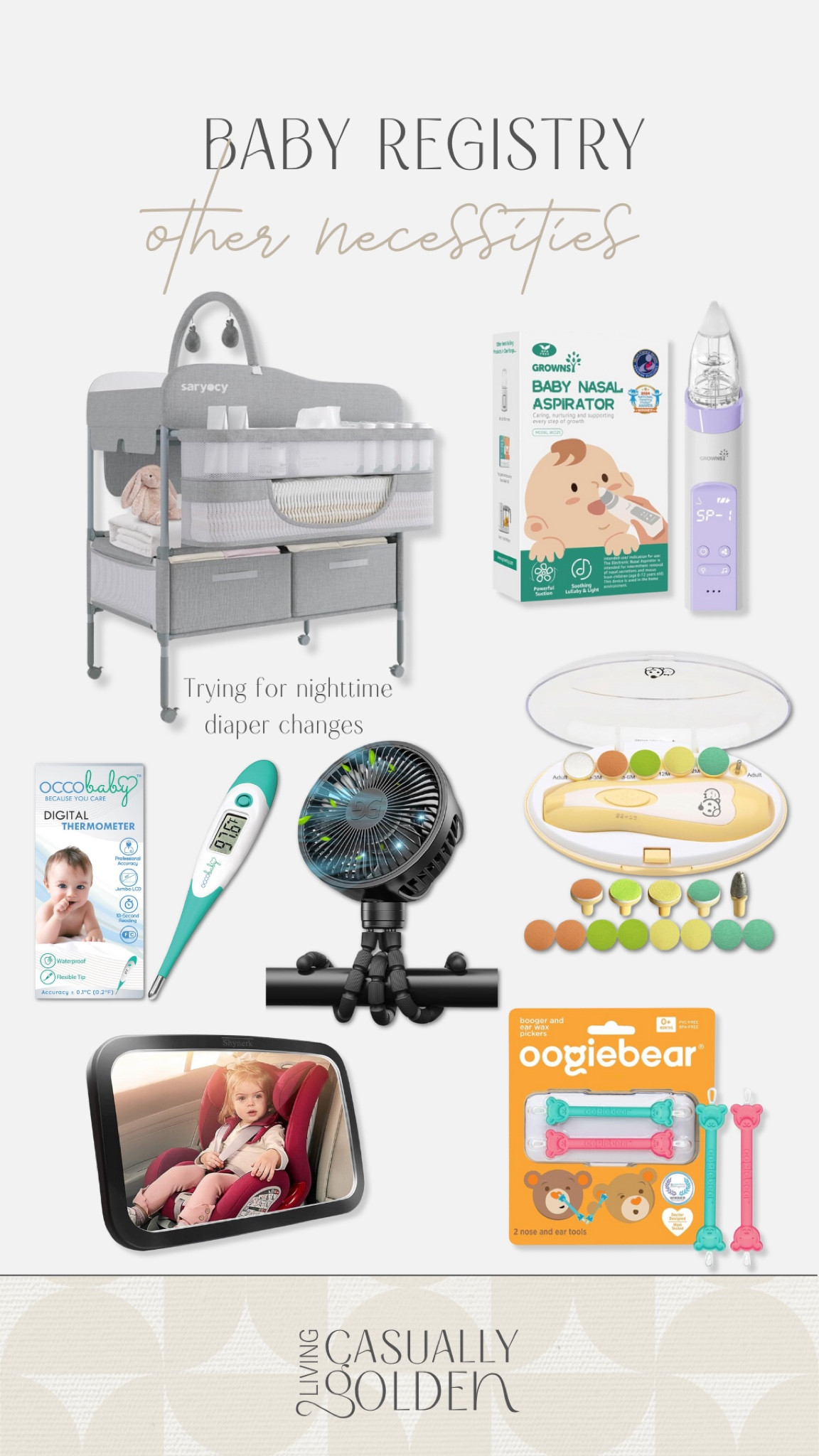 Baby registry necessities | rounded up some of our favorite products we used with baby number 1 that were so helpful. We are trying out the diaper changing station for night time changed this go around. 

#LTKKids #LTKBaby #LTKBump