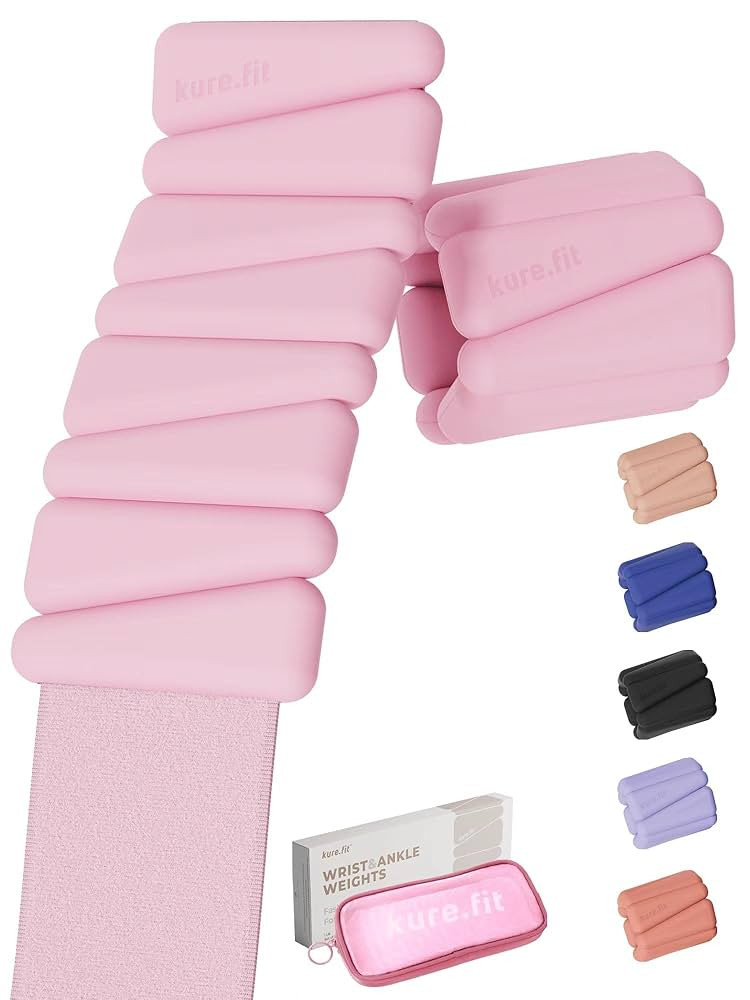 Weighted Bangles | Adjustable Wrist and Ankle Weights for Women 1LB Each (Set of 2) | Ankle Weigh... | Amazon (US)
