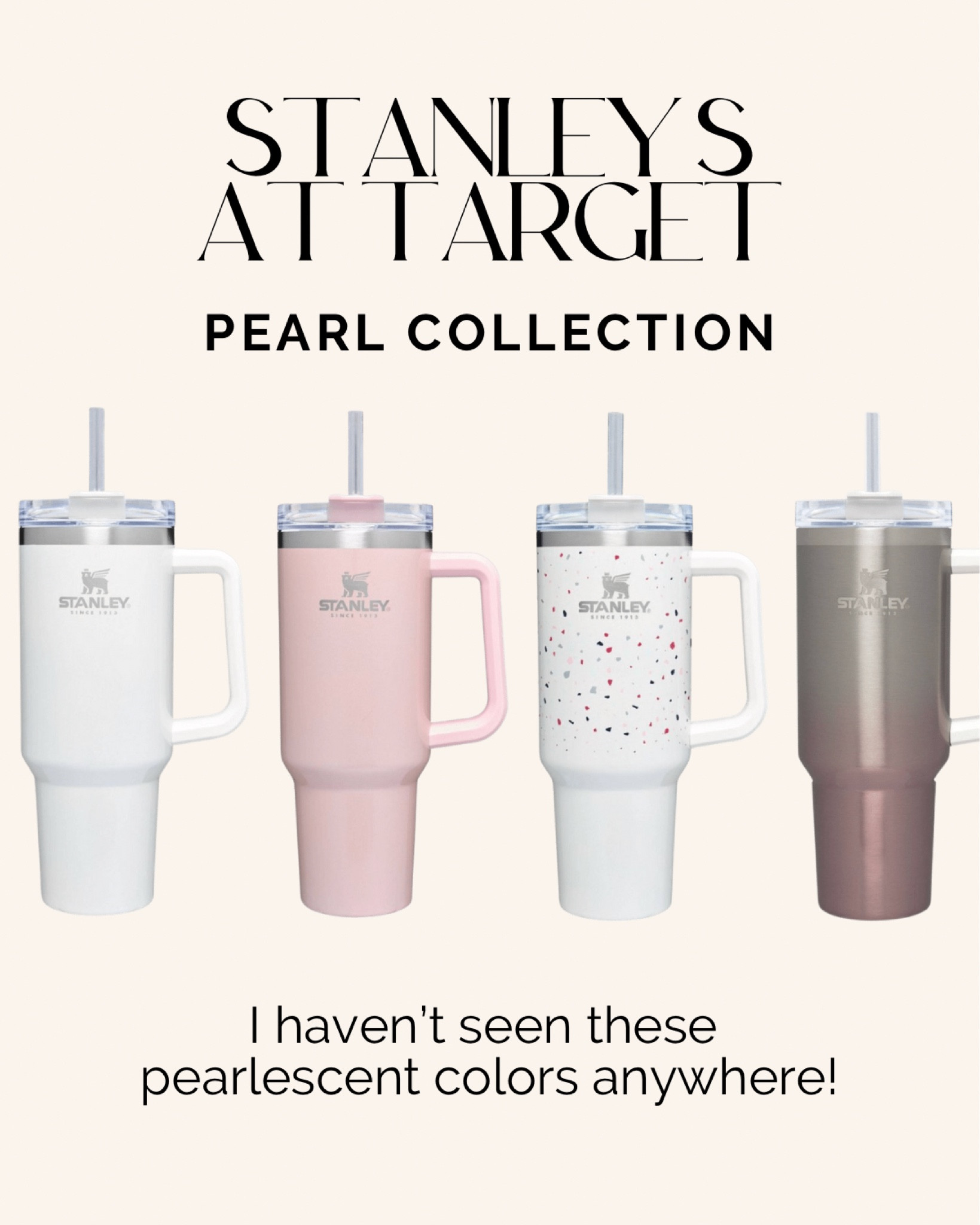 Stanleys at Target?!?! 😱😍💗

Stanley cup 40 oz tumbler
Target finds
Target home
Gifts for her
Gifts for teens
Gift guide for women
Under $50 

#LTKHoliday #LTKGiftGuide #LTKunder50