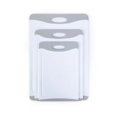 White Poly Cutting Board Set with 3 Different Sizes | Wayfair North America