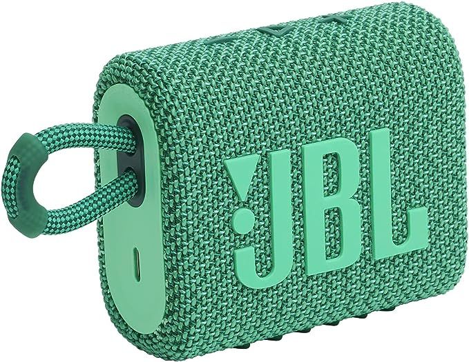 JBL Go 3 Eco: Portable Speaker with Bluetooth, Built-in Battery, Waterproof and Dustproof Feature... | Amazon (US)