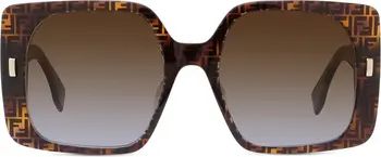 Fendi 53mm Square Sunglasses | Nordstrom | Nordstrom