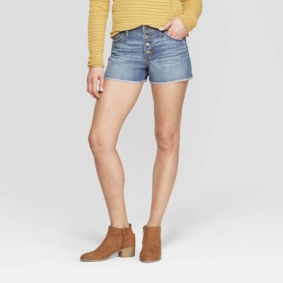 Women's High-Rise Jean Shorts - Universal Thread™ Medium Wash | Target