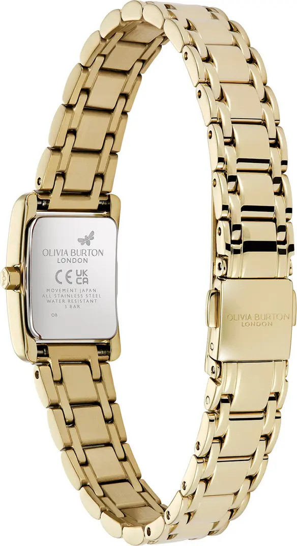 Mini Grove Rectangular Bracelet Watch, 16mm | Nordstrom