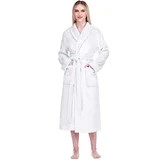 PAVILIA Robes For Women, Fleece Soft Fluffy Bathrobe, Plush Cozy Long Spa Robe, Satin Trim (S/M, ... | Walmart (US)