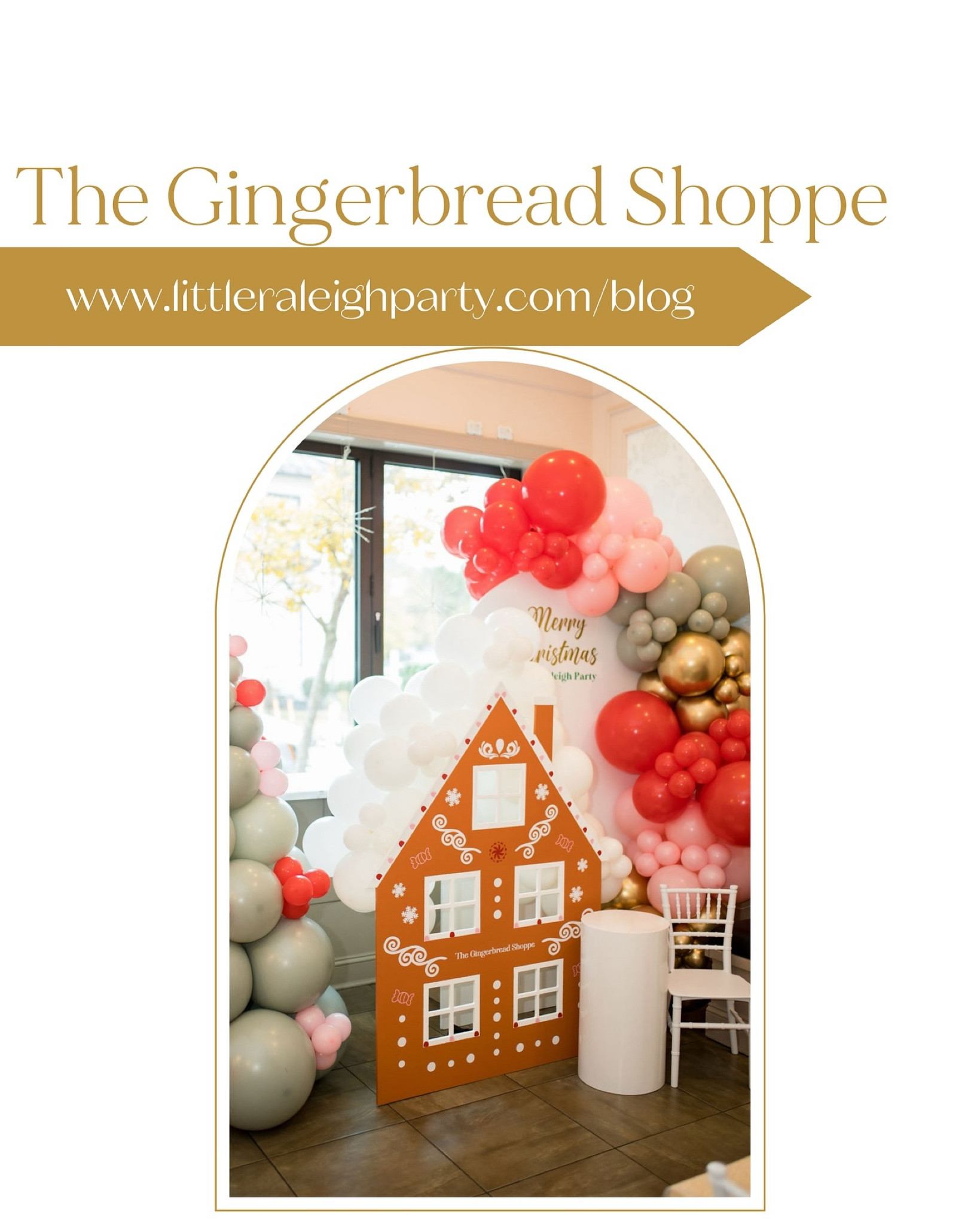 The Gingerbread Shoppe is live on the blog and many of the items I used for the event are linked at the end of the post! I really enjoyed looking back at this event, thinking about how far my business has come in a year, all the lessons I’ve learned and memories made! 

Due to severe imposter syndrome, this event almost didn’t happen. I had the idea and then sat on it wondering if it was the right move for several weeks.  I had not shared anything about this with my sweet grandmother, but in November 2023 she sent me a card in the mail saying she was thinking about me and included a picture of the two of us making a gingerbread house when I was a little girl.  I have very fond memories of us building and decorating gingerbread houses over the years.  It felt like God giving me permission to move forward- There was room for me in this space.  I was scared to make the wrong decisions with my business, but this picture from my grandmother gave me the courage to proceed.  I am so thankful for this divine intervention and for my grandmother’s unending love and support.  Doesn’t God have a way of using sweet grandmothers to bless us? 💖

Photo credit @carolinebattenphotography 
Backdrop & Balloons @airwithflairdecor 
Florals @petalparcel 
Venue @thecupcakeshopperaleigh

#LTKParties #LTKFamily #LTKKids