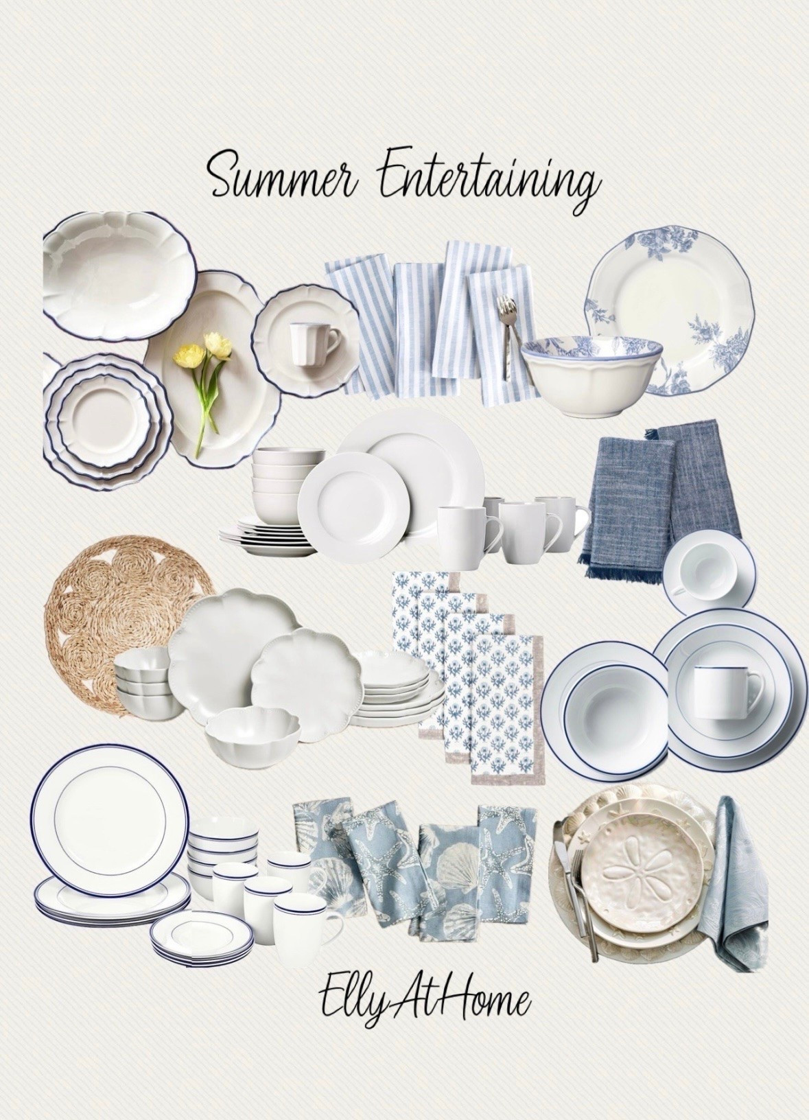 Summer kitchen entertaining indoor, outdoor, dinnerware, and accessories. Coastal, classic kitchen styling. Pottery Barn, Amazon home, Target, Walmart, Williams Sonoma

#LTKHome #LTKSaleAlert #LTKdayinmylife