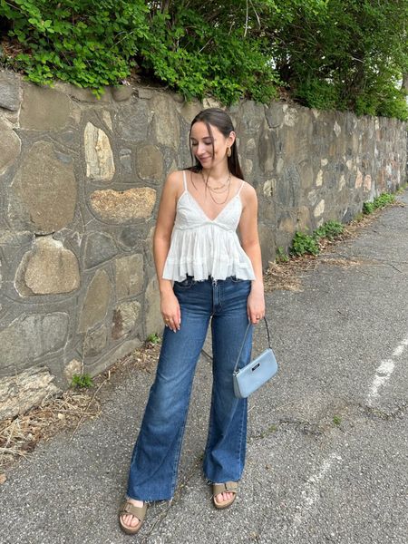 sandals, nashville outfit, boho outfits, boho chic, babydoll top, abercrombie jeans, wide leg jeans, high rise jeans, amazon fashion, amazon finds, spring outfits, spring fashion, spring outfits 2023, spring work outfits, casual outfits, casual work outfits, casual spring outfits, 


#LTKunder100 #LTKSeasonal #LTKFestival