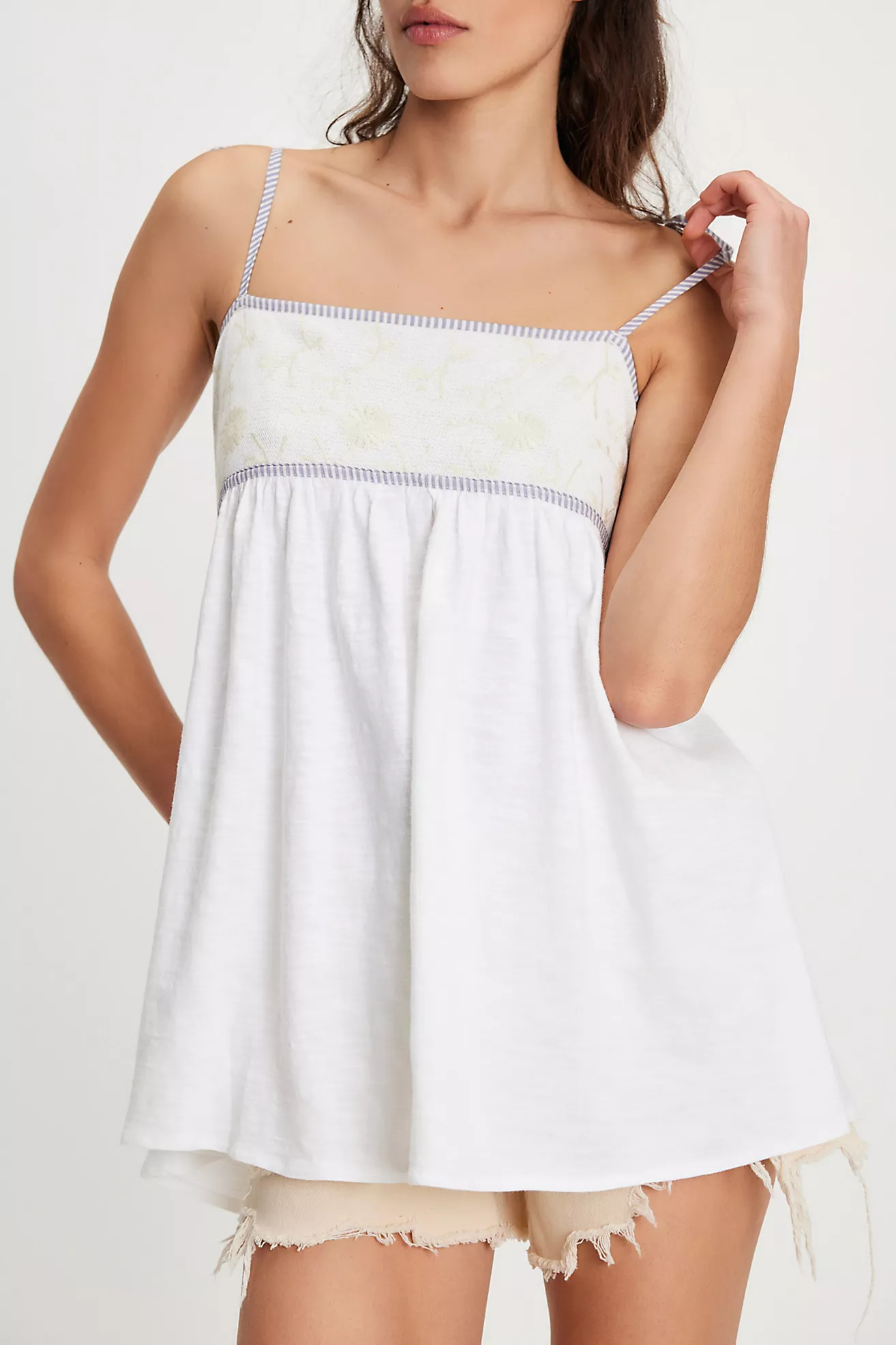 Mixed And Meshed Knit Top | Free People (Global - UK&FR Excluded)