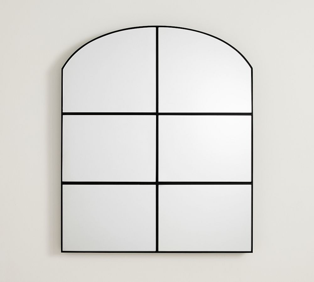Hayes Paned Mantel Arch Mirror | Pottery Barn (US)