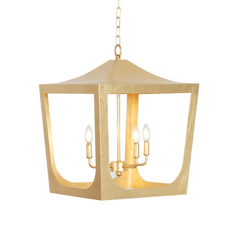 Wimble 4 - Light Lantern Square / Rectangle Chandelier | Wayfair North America