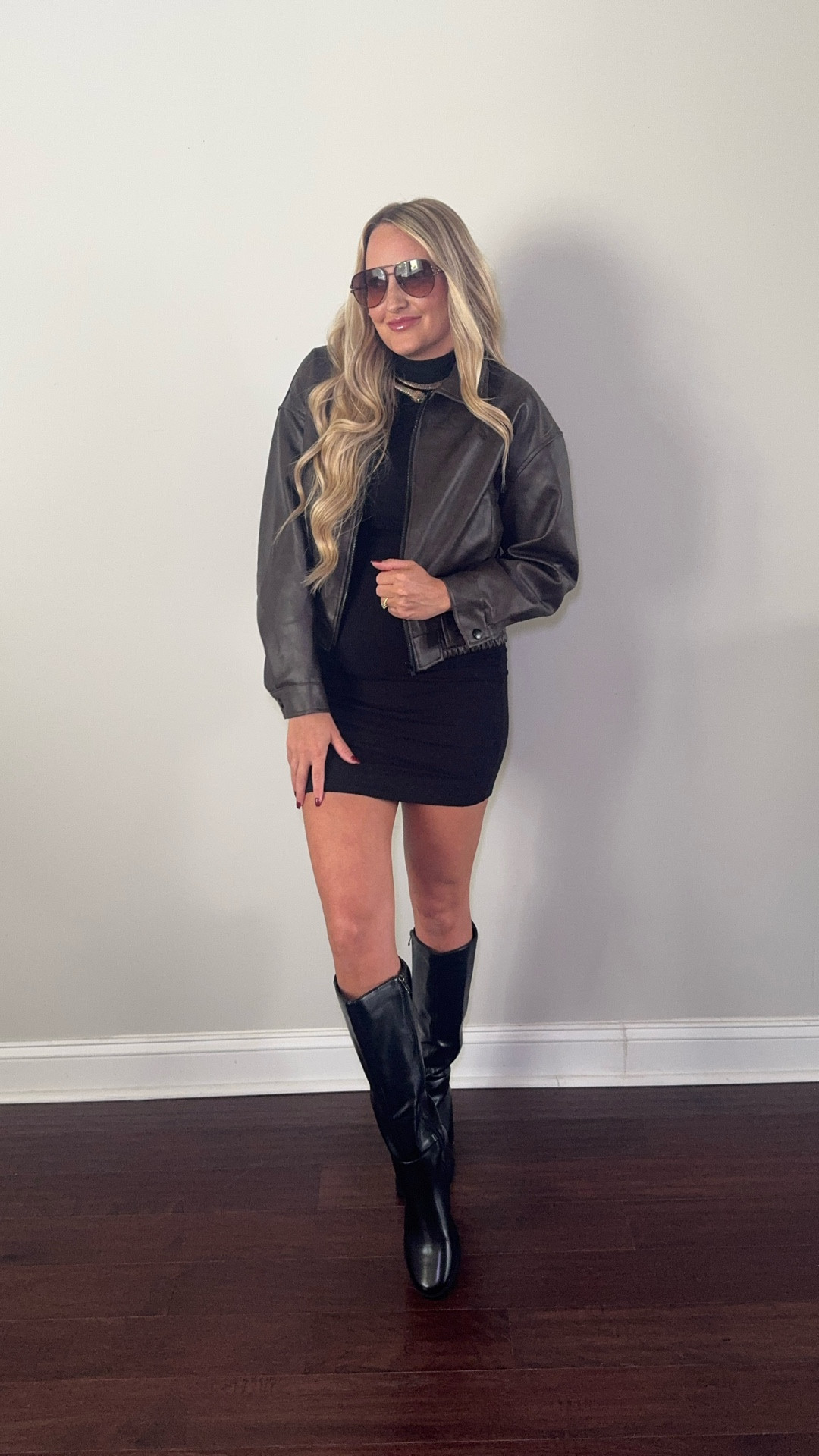 Feminine meets edgy! This jacket is great quality and elevates any look. I love how comfortable these boots are! 

#LTKShoeCrush #LTKSeasonal