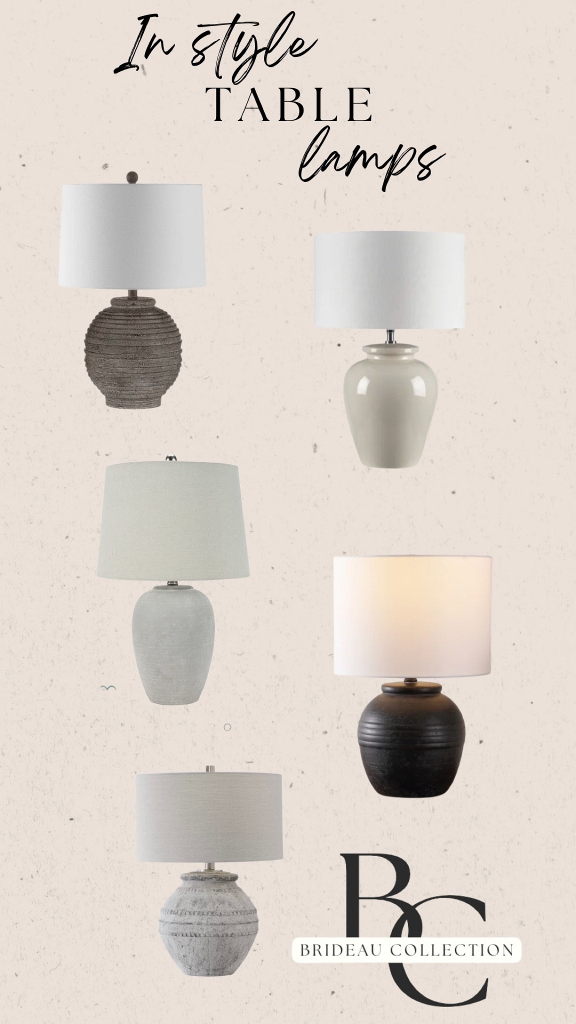 In style ceramic lamps 💡 

#LTKunder50 #LTKstyletip #LTKhome