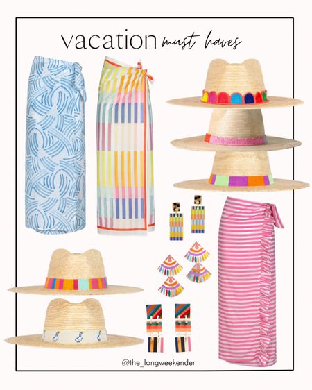 Loving these hats and sarongs for summer + vacation! 

Hats, beach hat, sarong, beach outfits, vacation outfit ideas, hat, vacation outfit 

#LTKstyletip #LTKswim #LTKtravel