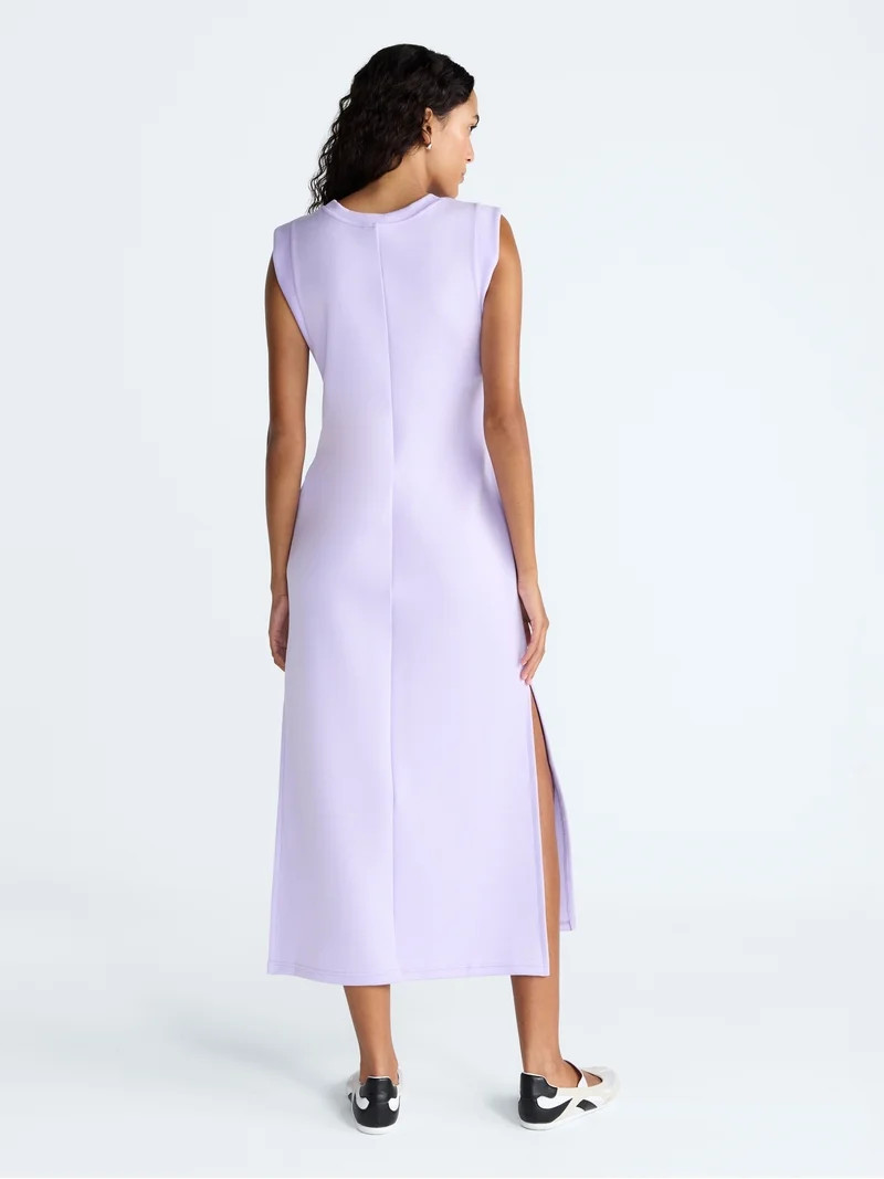 Scoop Women's and Women's Plus Scubaknit Sleeveless Maxi Dress, Sizes XS-4X | Walmart (US)