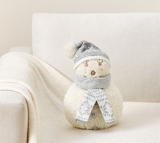 Arlene the Snowman Shaped Pillow | Pottery Barn (US)