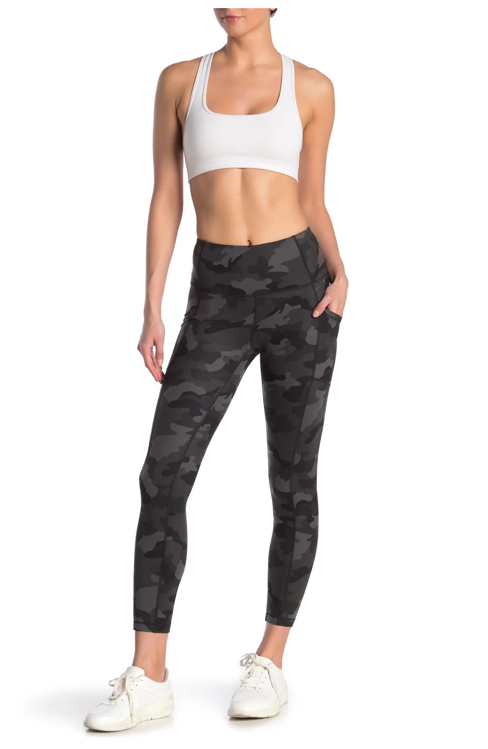 Yogalicious Lux Camo High Waisted Side Pocket Leggings | Nordstrom Rack