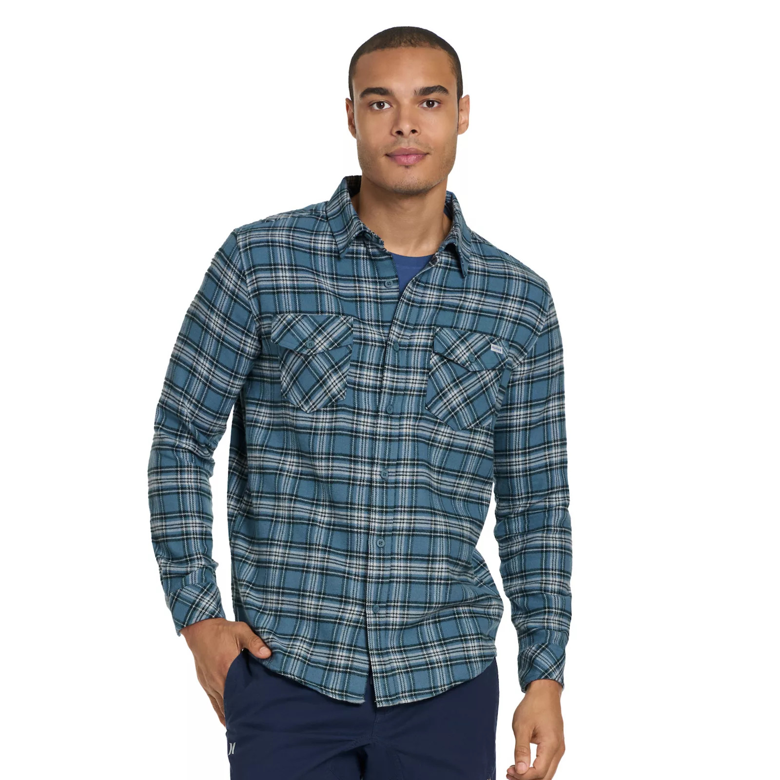 Men's Hurley Long Sleeve Button Down Flannel | Kohl's