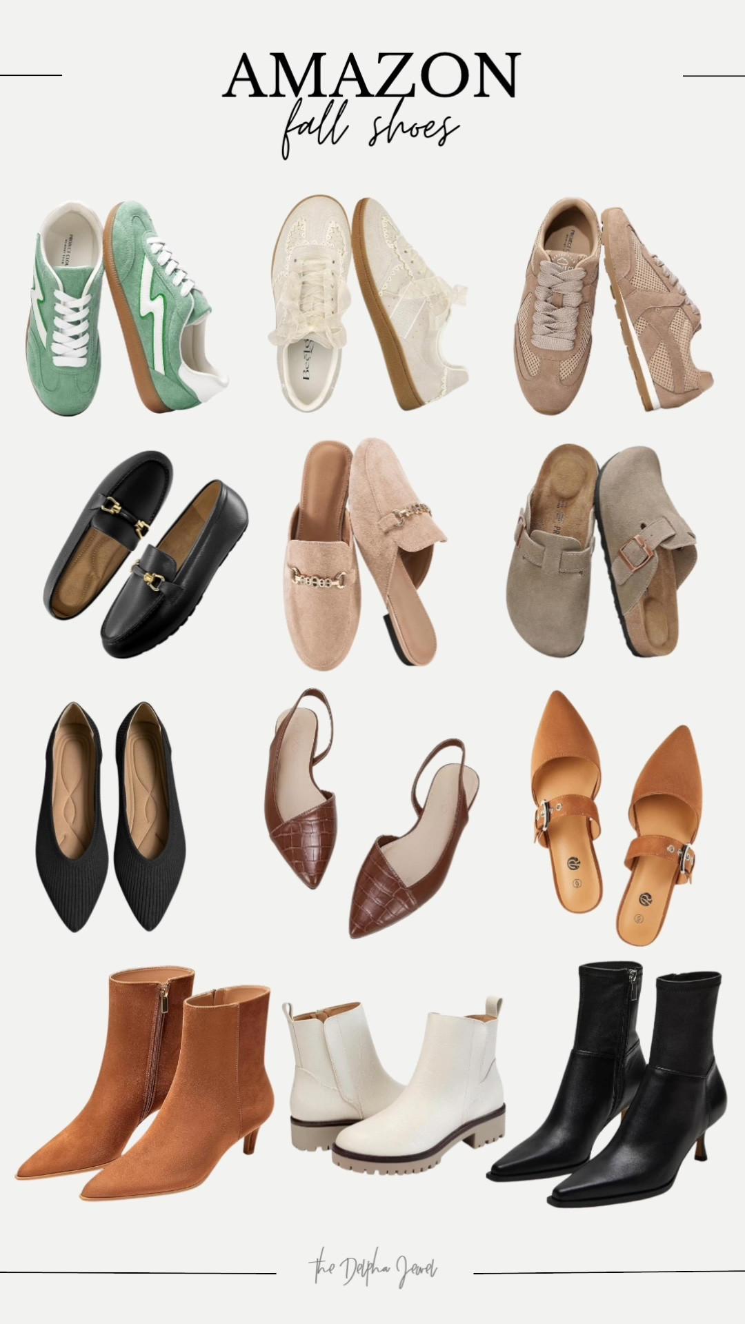 Step into the season with Amazon’s best fall shoes: from boots to sneakers and everything in between! 👟👢

Loafers, mules, sneakers, flats, boots 

Over 40 style, fall outfits women, work outfits, business casual workwear, back to school outfits, teacher outfits

#LTKWorkwear #LTKMidsize #LTKOver40