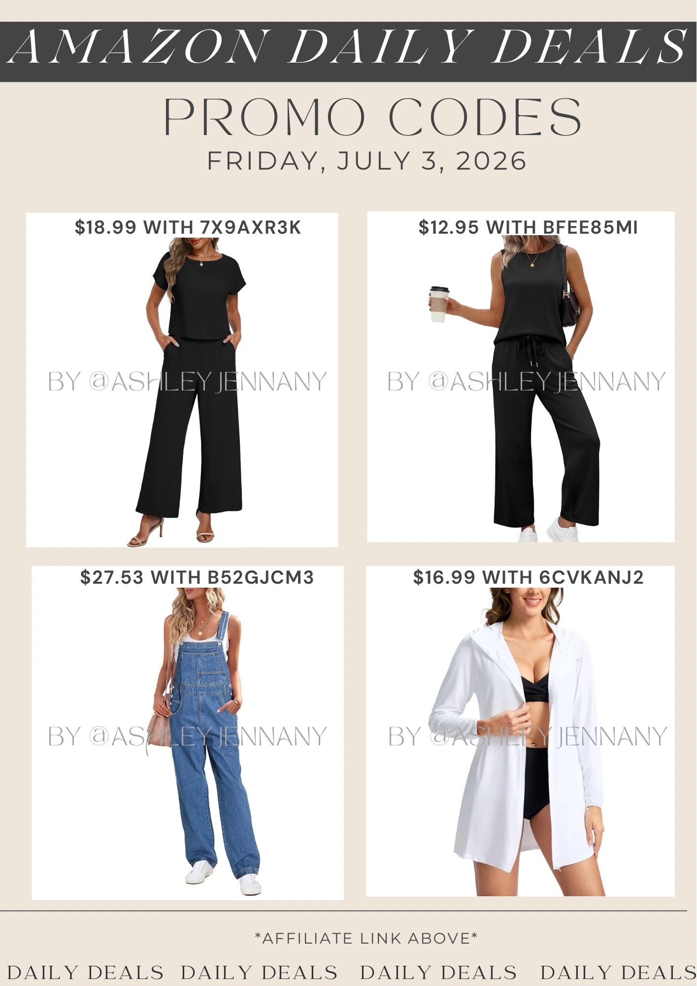 Amazon deals

#LTKSaleAlert #LTKMidsize #LTKootd
