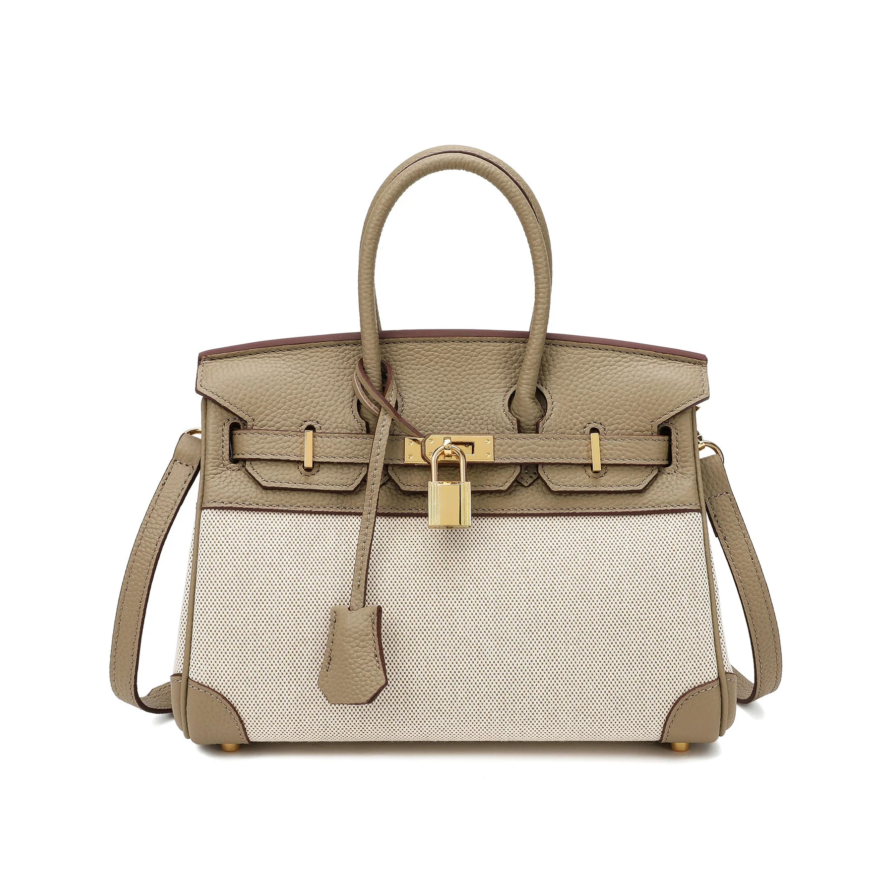 Tiffany & Fred Canvas & Leather Satchel/Shoulder Bag | Shop Simon