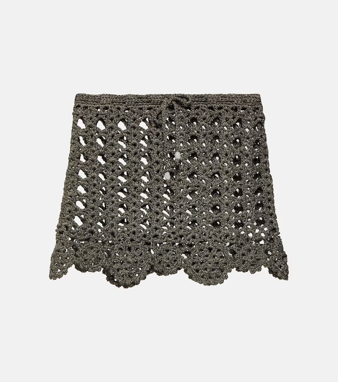 Crochet cotton-blend miniskirt | Mytheresa (US/CA)