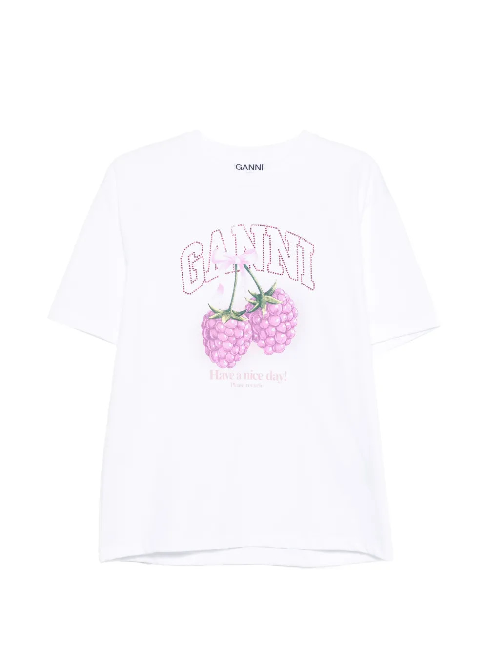raspberry graphic T-shirt | Farfetch Global