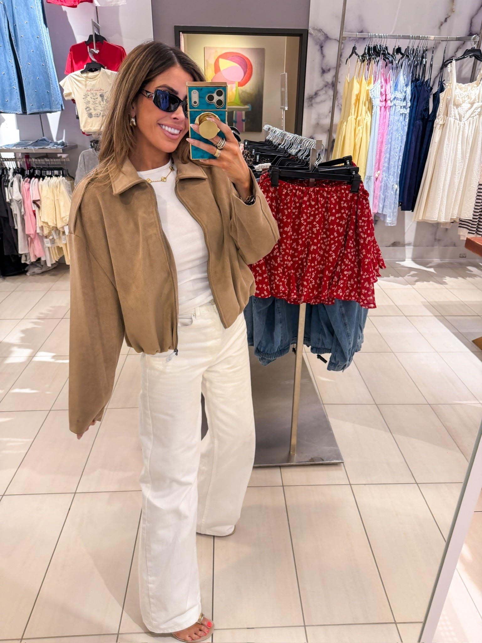 I'm wearing an XS! My Zara jeans are US 4, but currently out of stock.

Nordstrom fashion, Nordstrom finds, Fall outfits women, Fall jackets, Teacher outfits, Suede jackets, Gemme Beauty, Emily Gemma

#LTKWorkwear #LTKSeasonal #LTKdayinmylife
