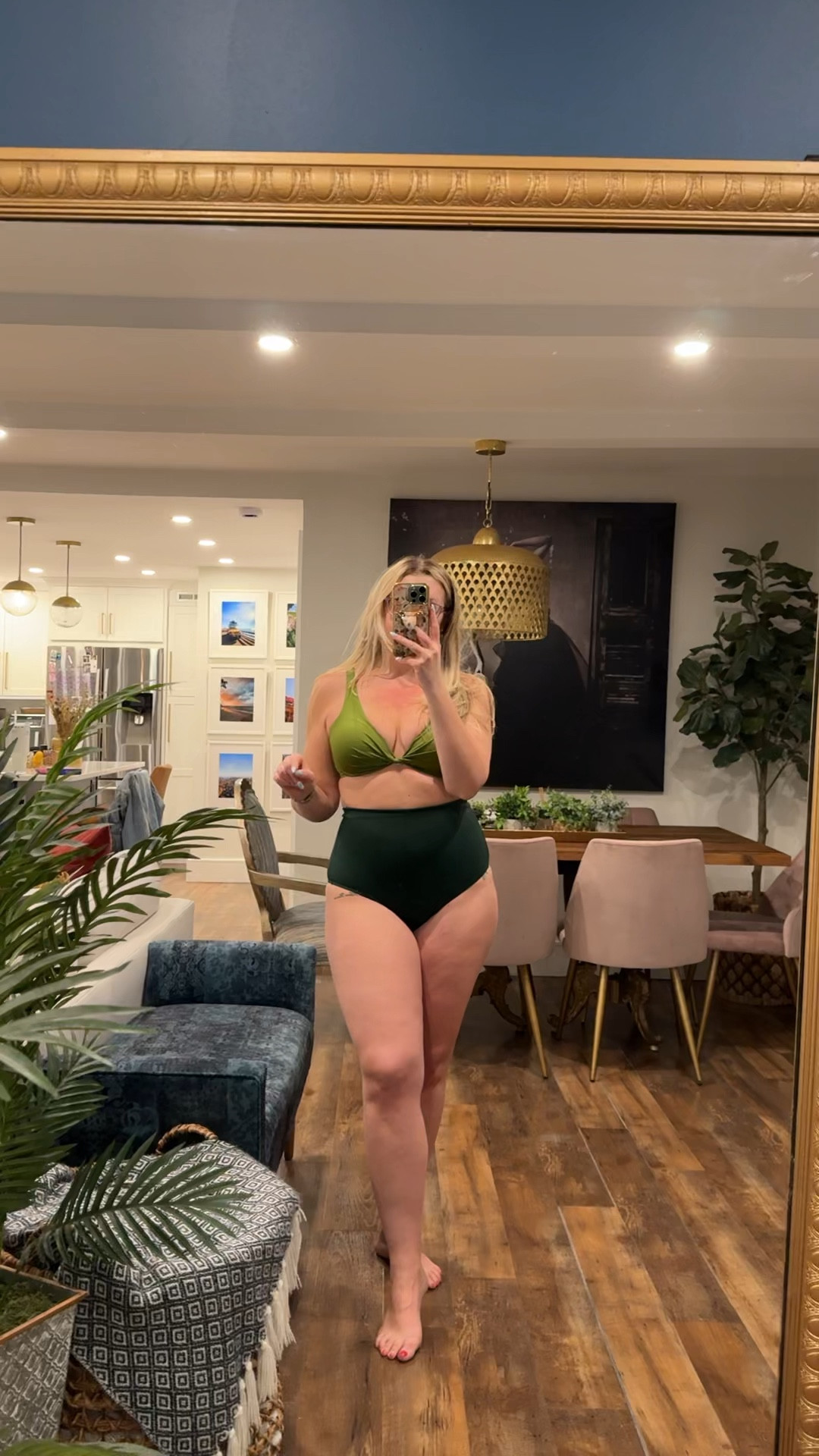 Wearing a true to bra size top & xl bottom. Vacation outfits beach, resort wear 2026, travel outfits, midsize swimwear

#LTKTravel #LTKSwim #LTKMidsize