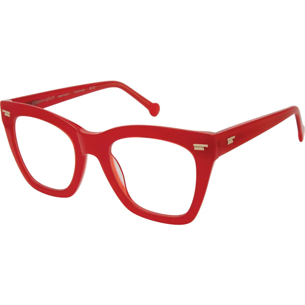 Colors In Optics Adele Reading Glasses in Hot Red at Nordstrom, Size +2.00 | Nordstrom