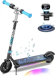 Gyroor H30 Max Electric Scooter for Kids, LED Dispaly, 150W Powerful Motor, Dual Brake System, Ad... | Amazon (US)