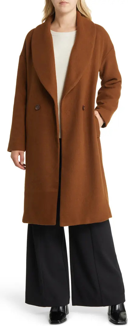 Halogen® Long Double Breasted Coat | Nordstrom | Nordstrom