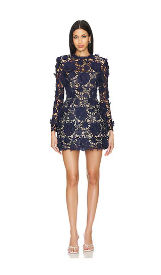 Maia Mini Dress in Navy | Revolve Clothing (Global)
