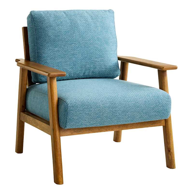 Joshua Accent Chair, Blue | At Home