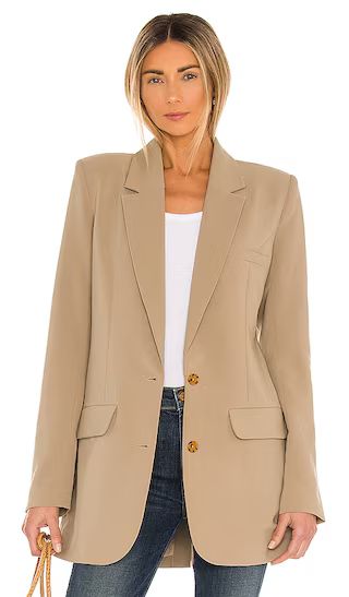 Zella Blazer in Taupe Nude | Revolve Clothing (Global)