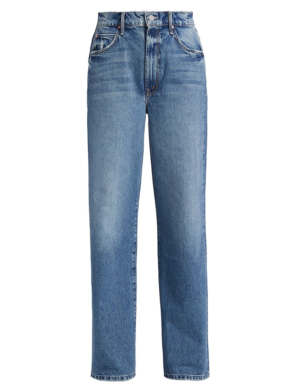 Mother Tunnel Vision Sneak High-Waisted Jeans | Saks Fifth Avenue