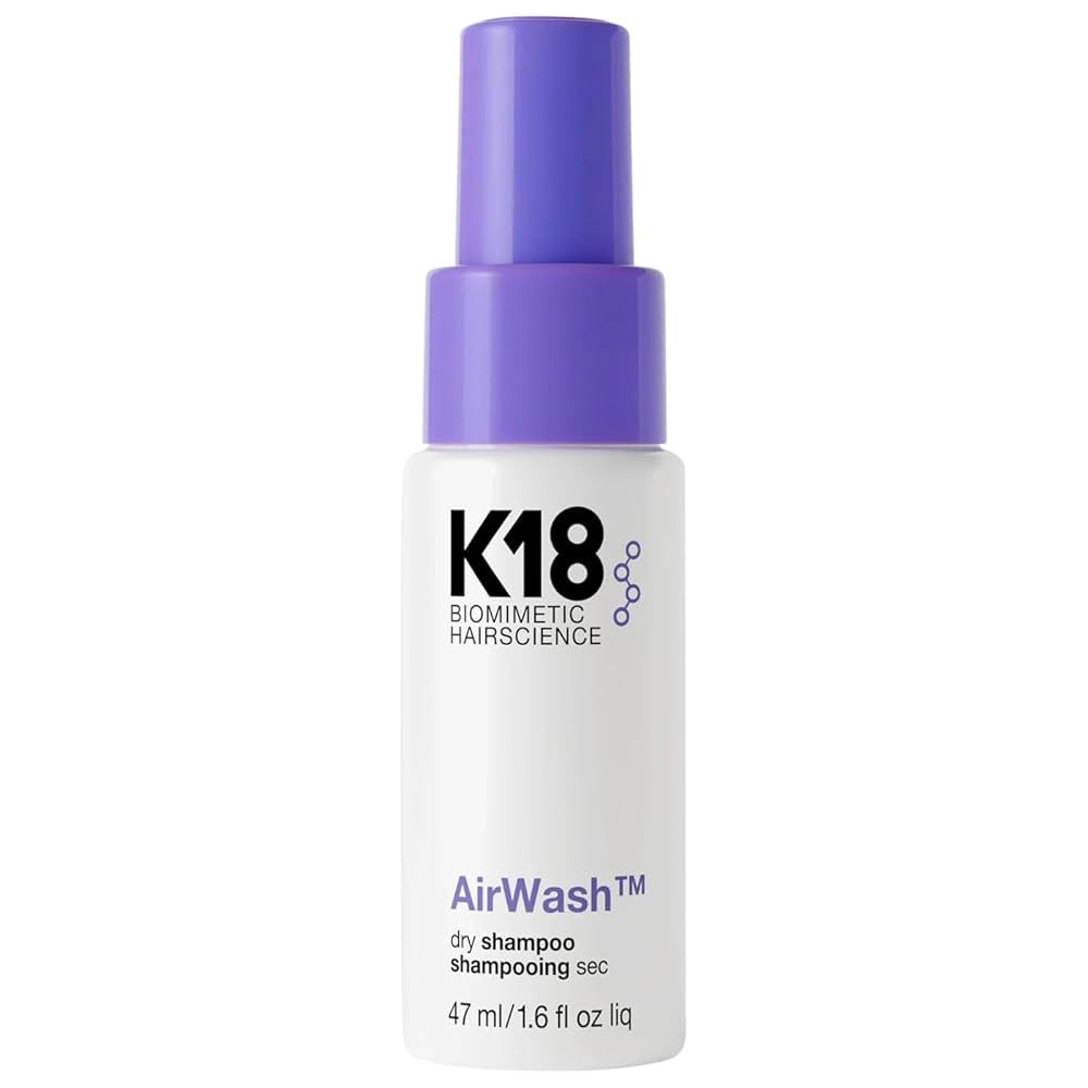 K18 AirWash™ Dry Shampoo, Non-Aerosol, Balances Scalp & Controls Excess Oil Production | Amazon (US)