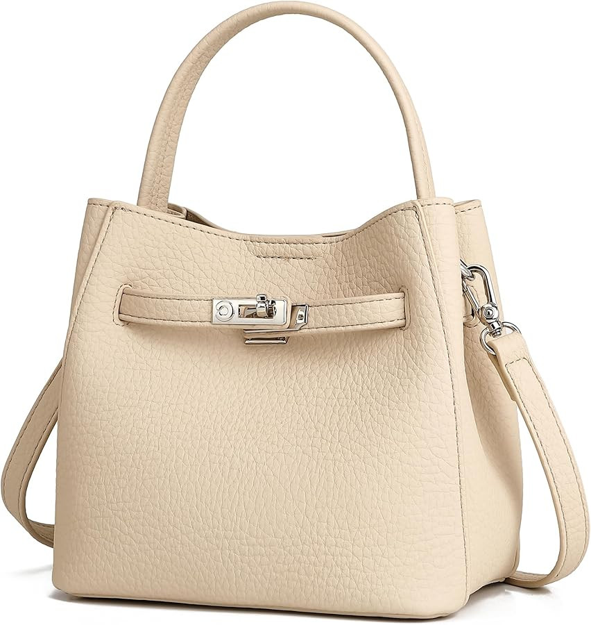 Ladies' wallet, light luxury bucket bag, lychee patterned handbag, high-end sense, one shoulder v... | Amazon (US)