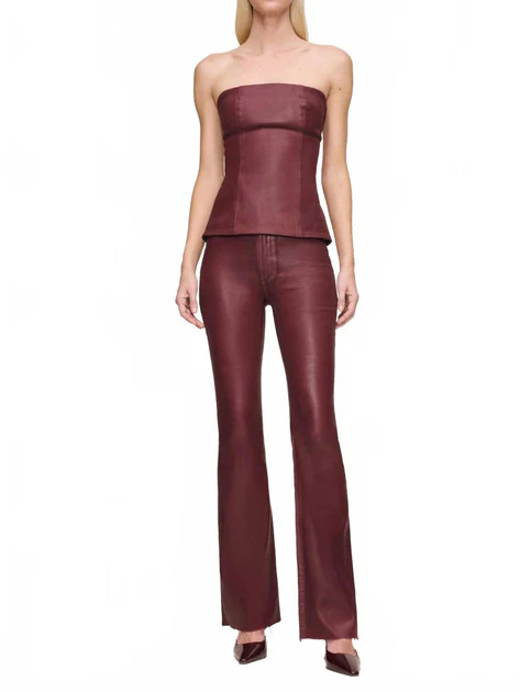 Bridget Boot High Rise Instasculpt Jeans In Saffron Coated | Shop Simon