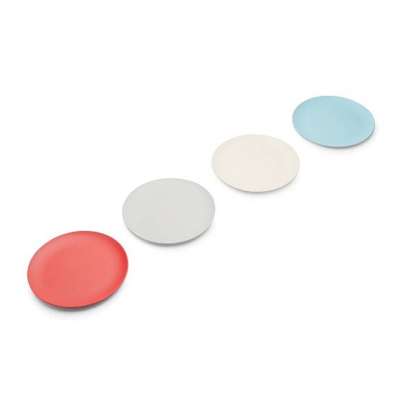 Red Rover 7.8" 4pk Bamboo Fiber Kids Plates | Target