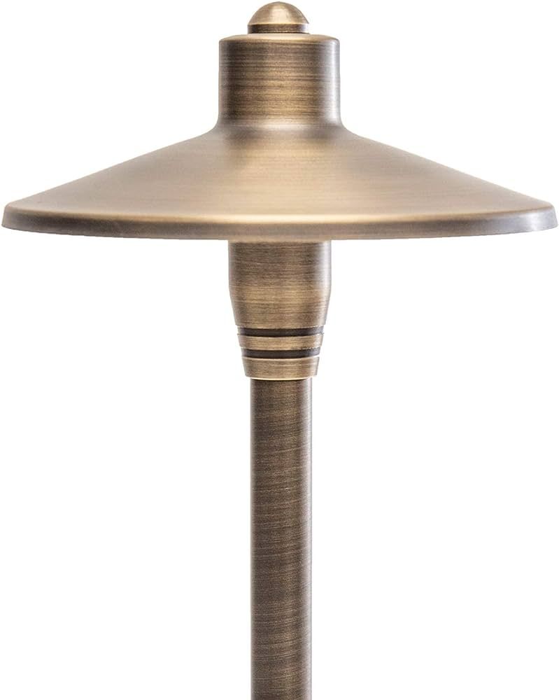 G2 12V Brass Path Light (24" Tall) with 3W 2700K G4 LED Bulb | Amazon (US)