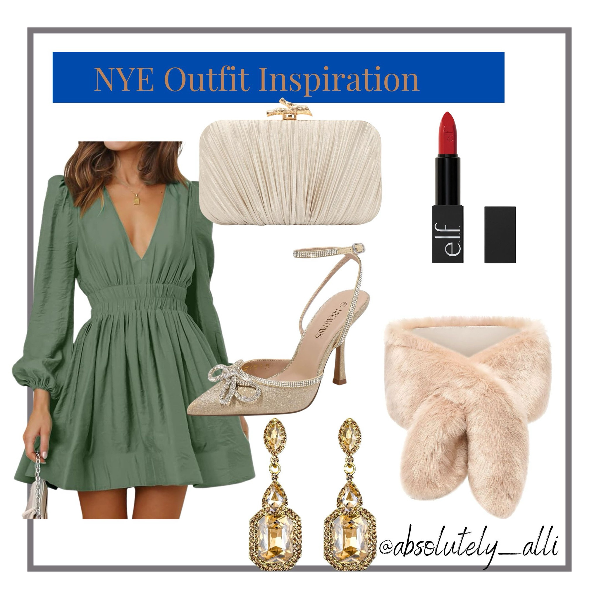 NYE outfit | holiday outfit | new year’s outfit | dress | sparkly accessories 

#LTKHoliday #LTKSeasonal #LTKFindsUnder50