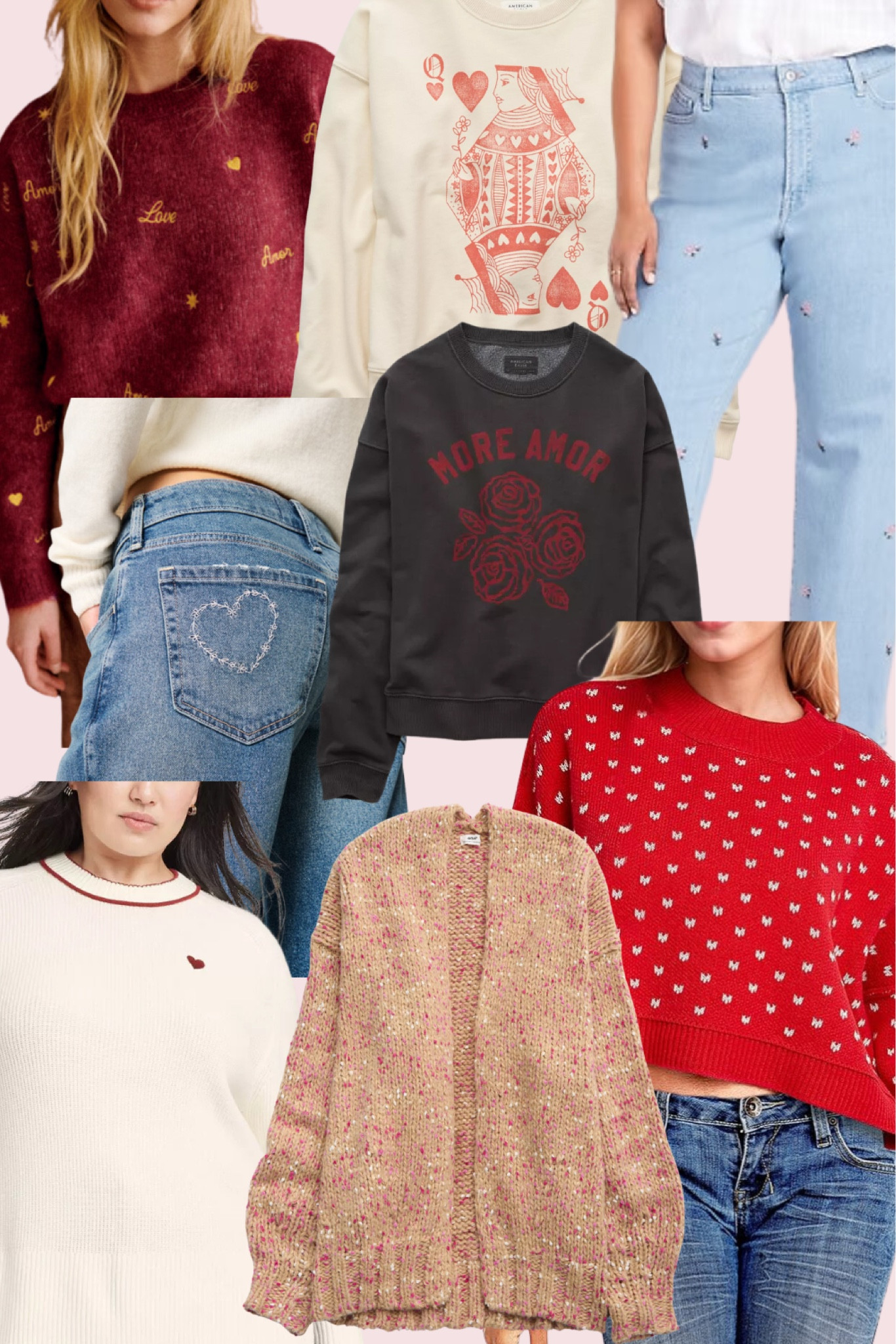 Cozy Valentine fashion, anyone? Stay romantic and comfy in these sweaters and jeans! 

#LTKFindsUnder100 #LTKSaleAlert #LTKSeasonal