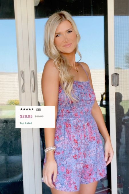The cutest romper is on sale!! This color is sold out, but there are two other colors that are so cute! Only $29.95 when they are normally 98!

#LTKsalealert #LTKstyletip #LTKfindsunder50