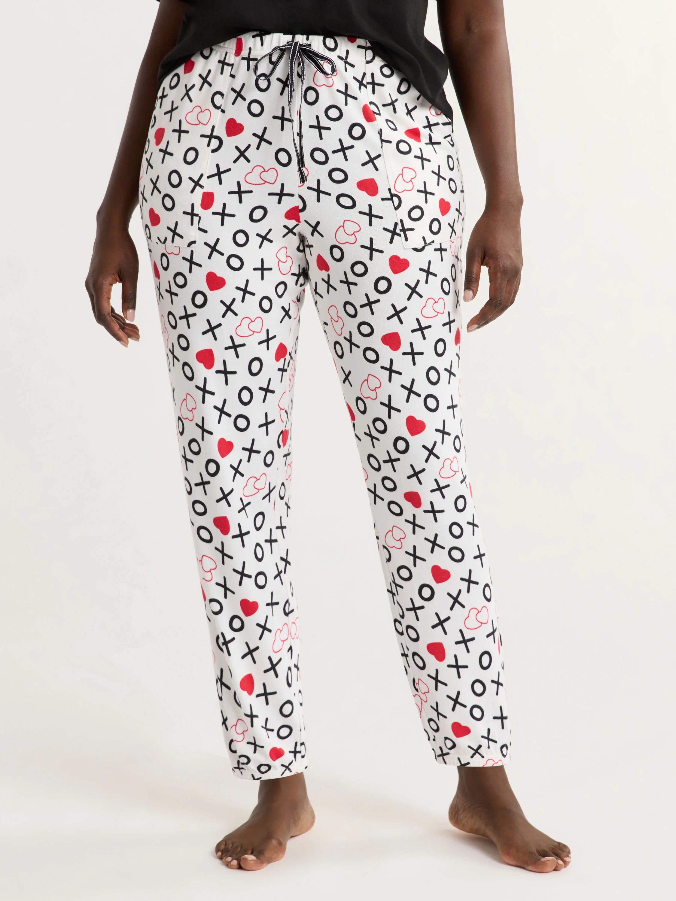 Joyspun Women's and Women’s Plus Hacci Knit Sleep Joggers, Sizes XS to 3X | Walmart (US)