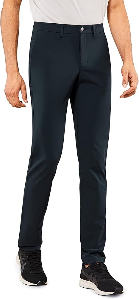 CRZ YOGA Men's Stretch Golf Pants - 31"/33"/35" Slim Fit Stretch Waterproof Outdoor Thick Golf Wo... | Amazon (US)